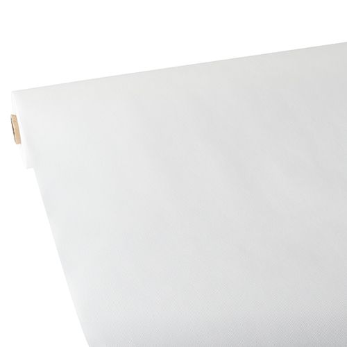[86961] Tischdecke, stoffähnlich, Vlies "soft selection" 25 m x 1,18 m weiss