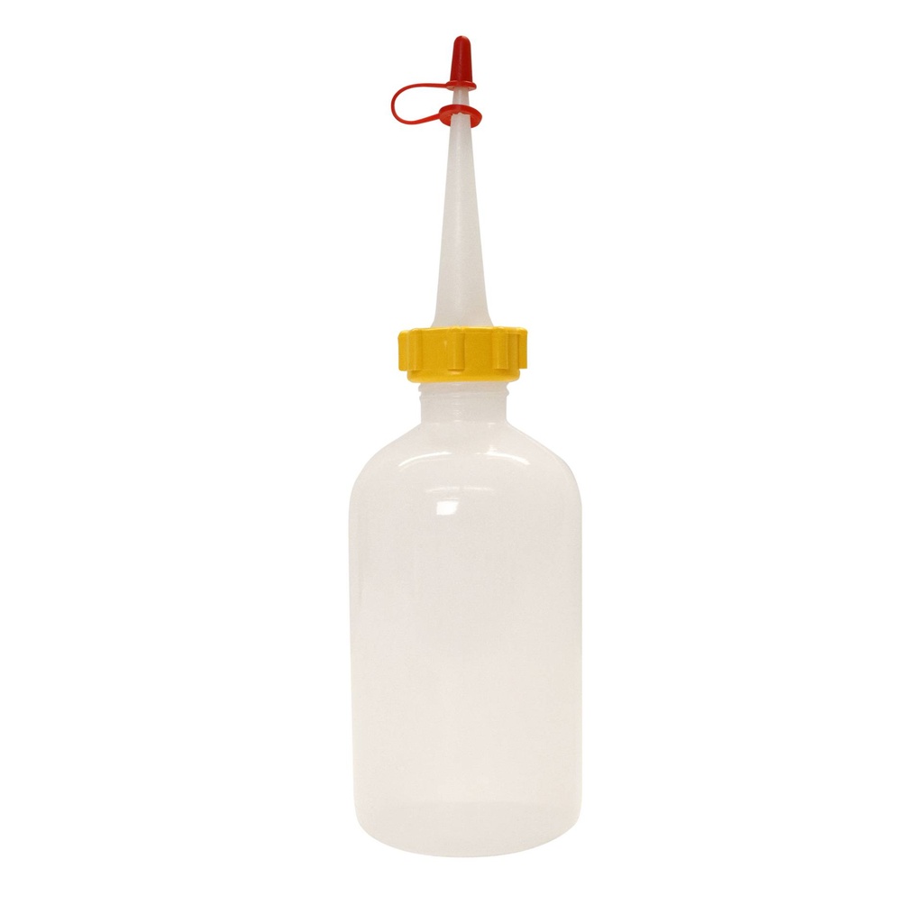 Dosierflasche aus PE, Ø 61 mm, transparent