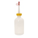 Dosierflasche aus PE, Ø 61 mm, transparent