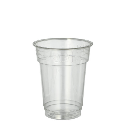 [87019] 25 x 40 Trinkbecher "Hurricane", PET 0,2 l Ø 7,8 cm · 9,7 cm glasklar