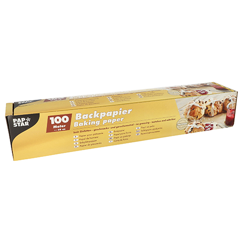 [87089] 6 x Backpapier 100 m x 38 cm braun in Faltschachtel