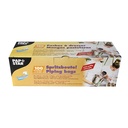 10 x 100 Spritzbeutel 1,8 l 46 cm x 26 cm transparent griffig