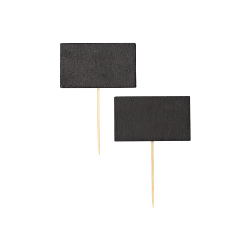 6 x 100 Fingerfood - Picker 9 cm "Blackboard"