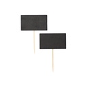 6 x 100 Fingerfood - Picker 9 cm "Blackboard"