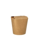 20 x 25 Snackboxen, Pappe rund 230 ml 7,5 cm x 6,5 cm x 5,8 cm braun