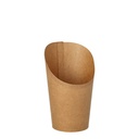 20 x 50 Wrap Cups, Pappe 230 ml 11,7 cm x 7 cm x 6,5 cm braun