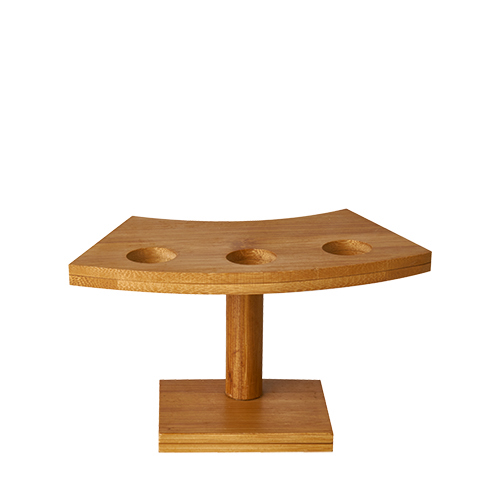 6 x Tray, Bambus "pure" 9 cm x 16 cm x 7,6 cm für 3 Spitztüten