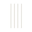 10 x 100 Trinkhalme, Papier "pure" Ø 6 mm · 20 cm weiss