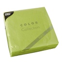 18 x 30 Servietten, 2-lagig "PUNTO" 1/4-Falz 38 cm x 38 cm apfelgrün mikrogeprägt