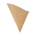1000 Spitztüten, Pergament-Ersatz 27 cm x 19 cm x 19 cm braun Füllinhalt 125 g, fettdicht