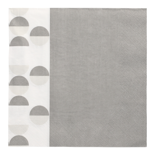 10 x 20 Servietten, 3-lagig 1/4-Falz 40 cm x 40 cm "Pastilles"