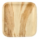 10 x 6 Teller, Palmblatt "pure" eckig 25,5 cm x 25,5 cm x 1,5 cm