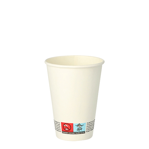 20 x 50 Automatenbecher, Pappe "To Go" 0,18 l Ø 7 cm · 9,2 cm weiss