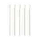 8 x 100 Trinkhalme mit Löffel, Papier "pure" Ø 8 mm · 20 cm weiss