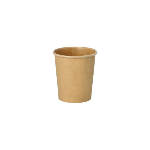 20 x 50 Portionsbecher, Pappe 120 ml Ø 6 cm · 6,6 cm braun