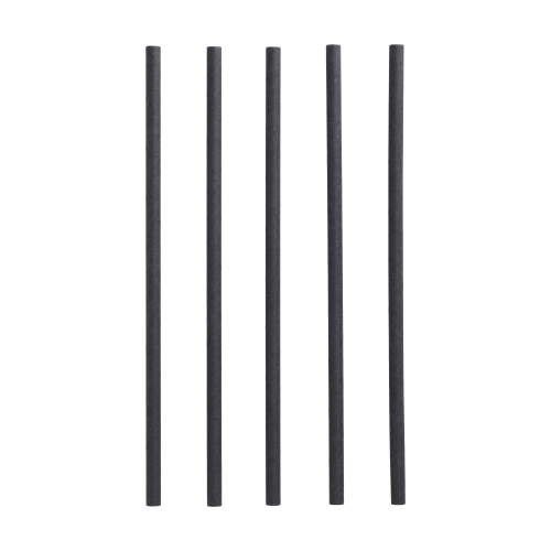 [87997] 12 x 100 Shake-Halme, Papier Ø 8 mm · 25 cm schwarz