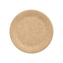 25 x 20 Teller, Pappe "pure" rund Ø 15 cm braun