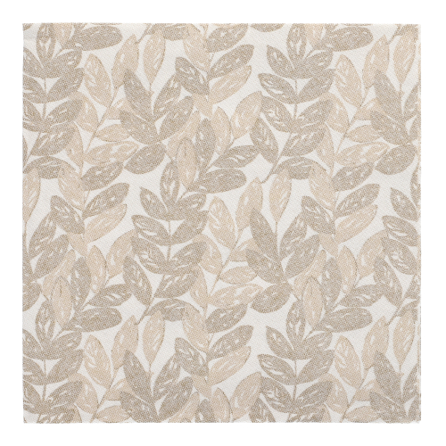 [88017] 5 x 50 Servietten "ROYAL Collection" 1/4-Falz 40 cm x 40 cm sand "Nature"