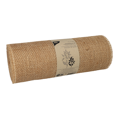 [88018] 14 x Dekoband Jute 10 m x 30 cm natur auf Rolle