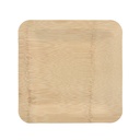 25 x 10 Teller, Bambus "pure" eckig 1,5 cm x 25,5 cm x 25,5 cm