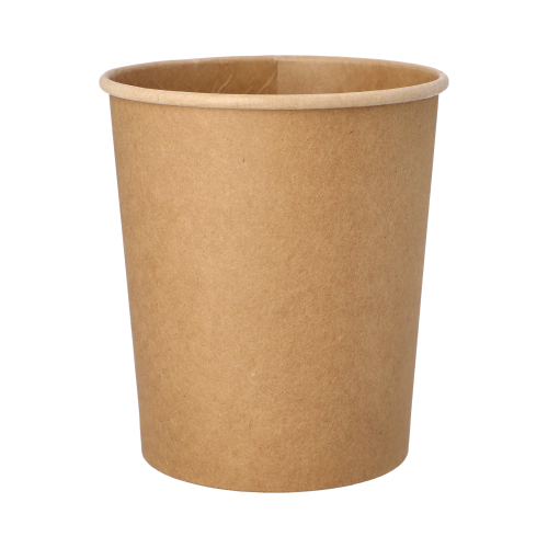 [88063] 20 x 25 Suppenbecher, Pappe rund 940 ml Ø 11,5 cm · 13 cm braun