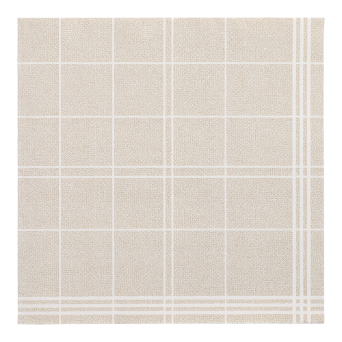 [88133] 5 x 50 Servietten "ROYAL Collection" 1/4-Falz 40 cm x 40 cm sand "Kitchen Craft"