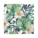10 x 20 Servietten, 3-lagig 1/4-Falz 33 cm x 33 cm "Tropic"