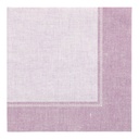 5 x 50 Servietten "ROYAL Collection" 1/4-Falz 40 cm x 40 cm flieder "Linum"