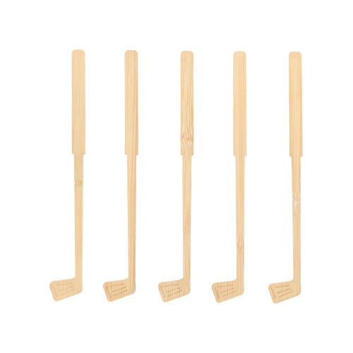[88419] 10 x 100 Getränke-Quirle, Bambus "pure" 15 cm "Golf"