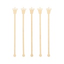 10 x 100 Getränke-Quirle, Bambus "pure" 20 cm "Crown"