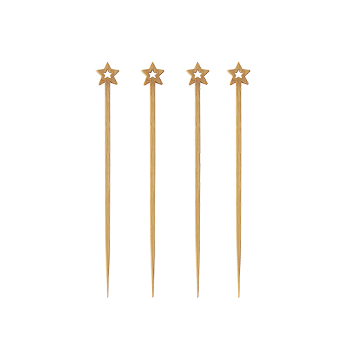 10 x 100 Fingerfood - Picker "pure" 12 cm "Star"