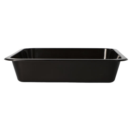 10 x 50 Mikrowellenschalen, PP ungeteilt 1330 ml 4,9 cm x 22,7 cm x 17,8 cm schwarz