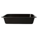 10 x 50 Mikrowellenschalen, PP ungeteilt 1330 ml 4,9 cm x 22,7 cm x 17,8 cm schwarz