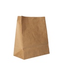 2 x 250 Blockbodenbeutel, Kraftpapier 22 cm x 18,5 cm x 9,7 cm braun