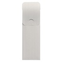 500 Bestecktaschen 23,5 cm x 7,3 cm weiss "Lines" inkl. weißer Serviette 40 x 40 cm 2-lag.