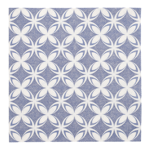 5 x 50 Servietten "ROYAL Collection" 1/4-Falz 40 cm x 40 cm "Delft"
