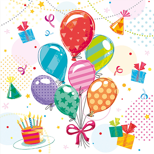 [88611] 10 x 20 Servietten, 3-lagig 1/4-Falz 33 cm x 33 cm "Fete"