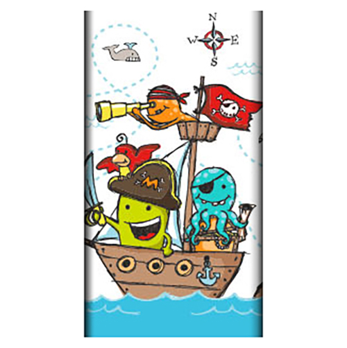 [88632] 15 x Tischdecke, Papier 120 cm x 180 cm "Pirate Crew"