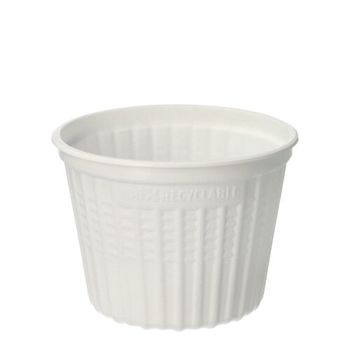 [88697] 24 x 25 Suppenbecher, PP "To Go" 500 ml Ø 11,5 cm · 8,5 cm weiss