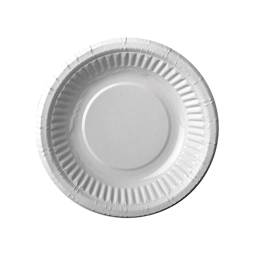 [88711] 15 x 12 Schalen, Pappe rund Ø 19 cm · 3 cm weiss