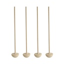 10 x 50 Cocktail-Stampfer, Holz "pure" 17 cm natur "Moon"