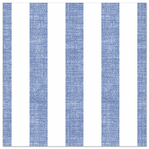 5 x 50 Servietten "ROYAL Collection" 1/4-Falz 40 cm x 40 cm blau "Lines"