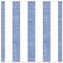 5 x 50 Servietten "ROYAL Collection" 1/4-Falz 40 cm x 40 cm blau "Lines"