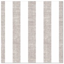 5 x 50 Servietten "ROYAL Collection" 1/4-Falz 40 cm x 40 cm grau "Lines"