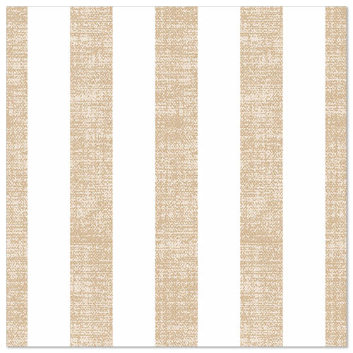 [88740] 5 x 50 Servietten "ROYAL Collection" 1/4-Falz 40 cm x 40 cm sand "Lines"