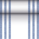 4 x Tischläufer, stoffähnlich, PV-Tissue Mix "ROYAL Collection" 24 m x 40 cm blau "Lines"