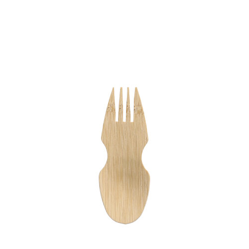 [88768] 20 x 50 Fingerfood - Göffel, Bambus "pure" 8,5 cm