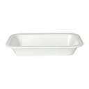 5 x 100 Siegelschalen, XPS 750 ml 4,2 cm x 15 cm x 24 cm weiss laminiert