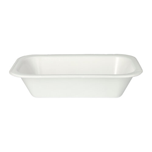 5 x 100 Siegelschalen, XPS 950 ml 5,6 cm x 15 cm x 24 cm weiss laminiert