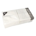 8 x 250 Servietten, 2-lagig 1/8-Falz 40 cm x 40 cm weiss